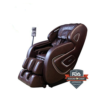 [2017 NEW SM SERIES ] AIR FLOAT 3D+ 6 INFRARED ROLLER MECHANISM KAHUNA SUPERIOR MASSAGE CHAIR - SM-9000 Comb (Brown WG)
