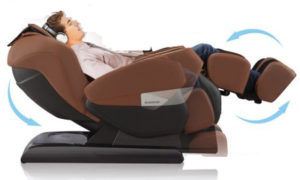 RELAXONCHAIR MK-IV Full Body Zero Gravity Shiatsu Massage Chair with Built in Heating and Air Massage System (Brown)
